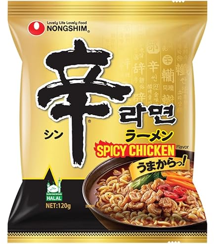 Amazon.co.jp: 農心 辛ラーメン トゥーンバ 袋 137g : 食品・飲料・お酒